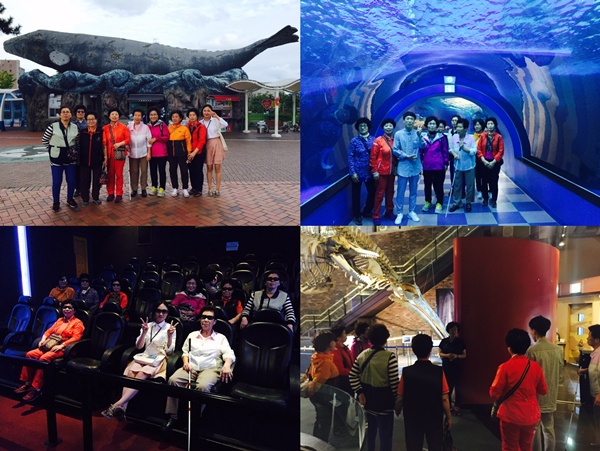 제3차 휴플러스 문화체험학습으로 다녀온 울산고래박물관 및 생태체험관 단체 사진