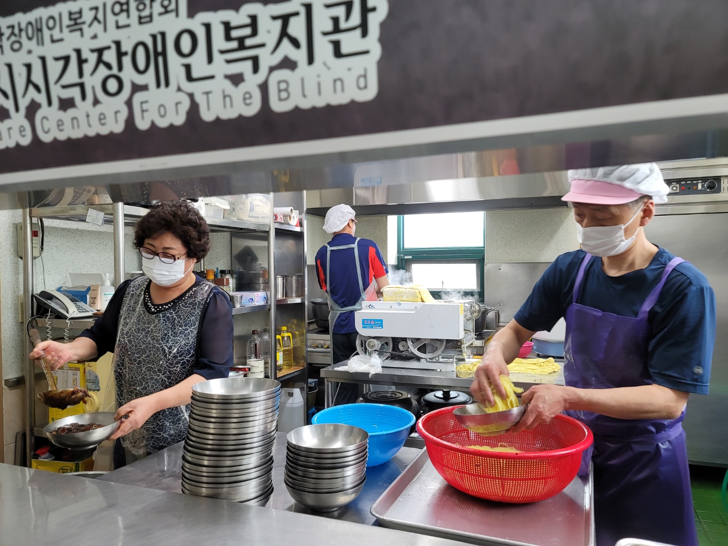 짜장면 만들기, 식사사진
